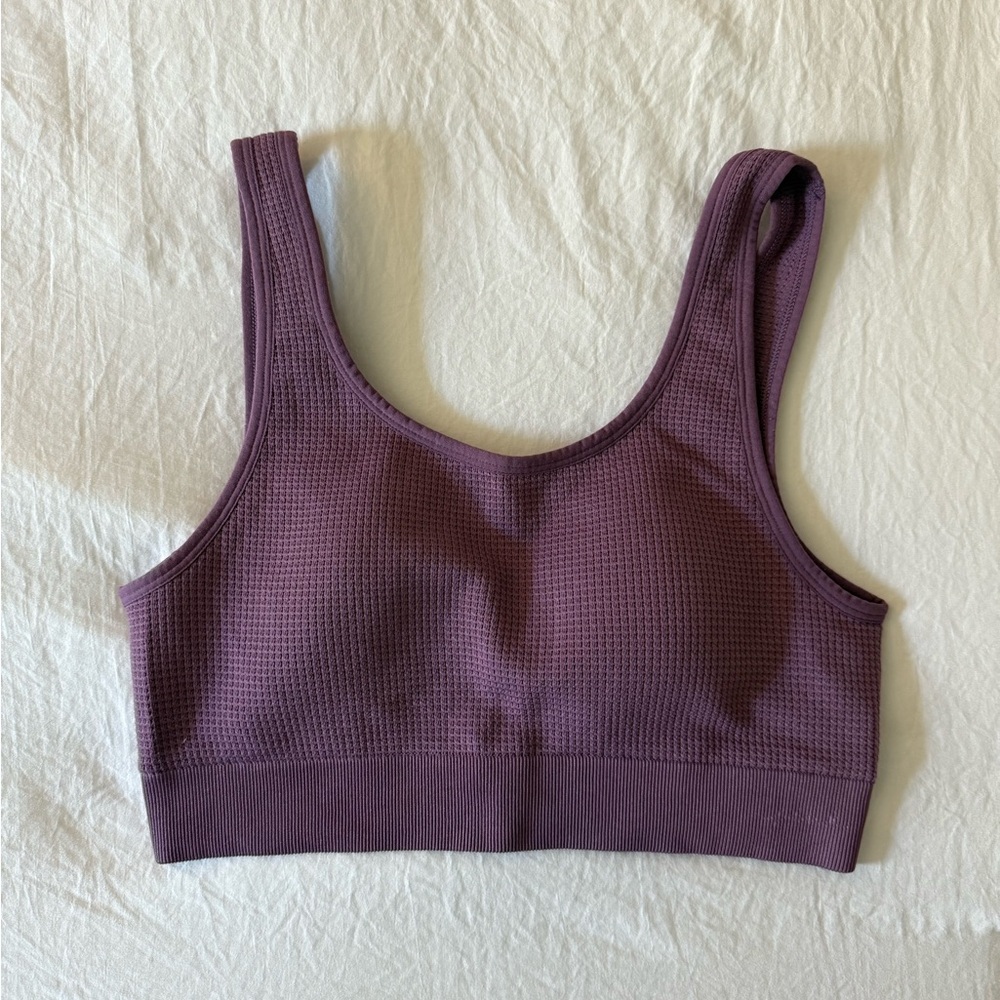 PINK Waffle Knit Bralette/Sports Bra